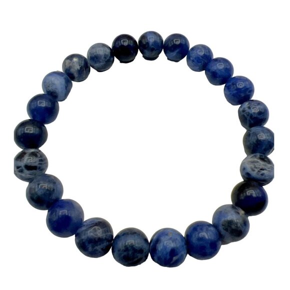 Set Of 4 Stone & Glass Bead Bracelets In Assorted Colors. B61 - Picture 15 of 16